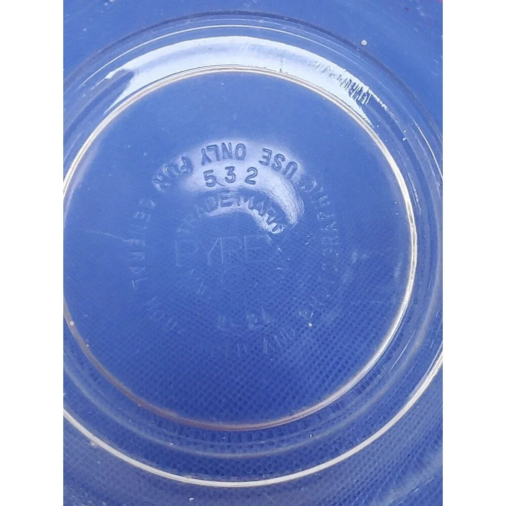 Vintage Pyrex 4 Cups D-Handle Liquid Measuring Cup # 532 1 Quart VGC USA